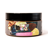 close up of Soft Clay treatment tub and label on a white background