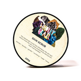 Image of Whollygrail skin scrub lid on an angle and with white background
