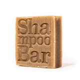 Close up of shampoo bar on white background