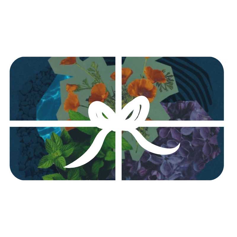 image of whollygrail gift card collage background with white bow